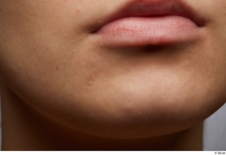 HD Face Skin Anneli chin face lips mouth skin pores…